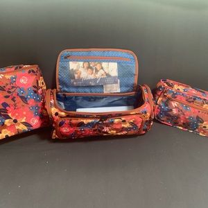 Perfect for Fall !!! Lug trolly XL 3 piece set in whimsy copper. NWT